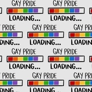 Gay Pride Loading Gray