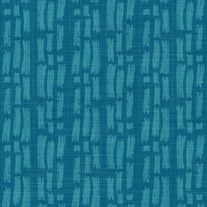 Abstract Dashed Lines Teal - XL