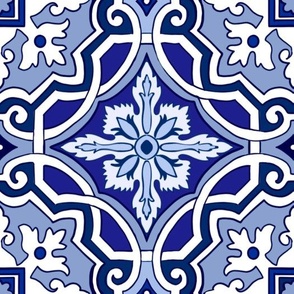Mosaic,majolica,blue,Mediterranean tiles,