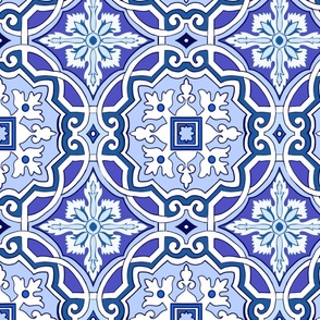 Mosaic,majolica,blue,Mediterranean tiles
