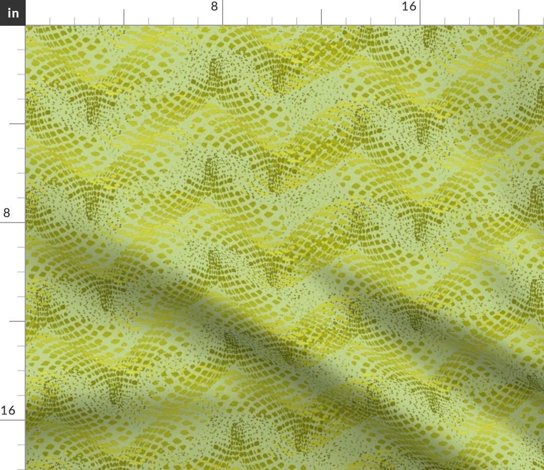 Corrected Loon Waves Chartreuse Green 12 in