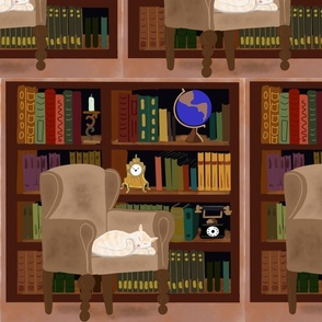 Library Cat by DulciArt,LLC