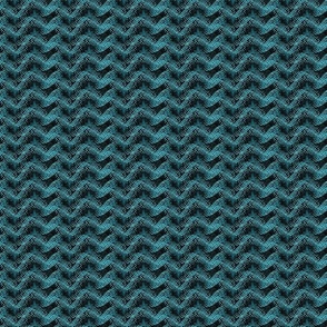 Waves Turquoise and Black 3 in