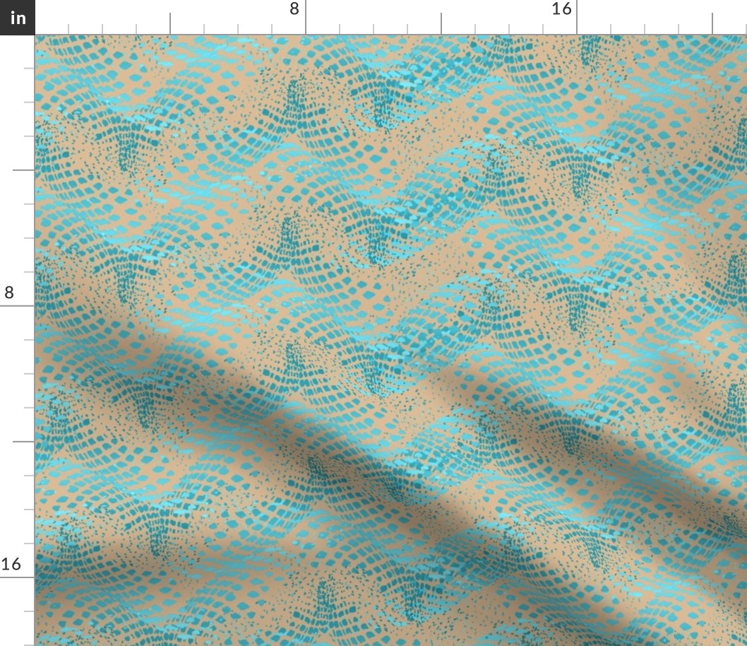 Corrected Waves TurquoisePeach12 in