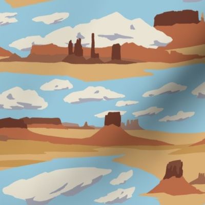 Monument Valley Desertscape - 12" Daytime