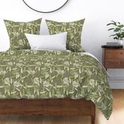 L - Fabulous Ferns in Sage Green