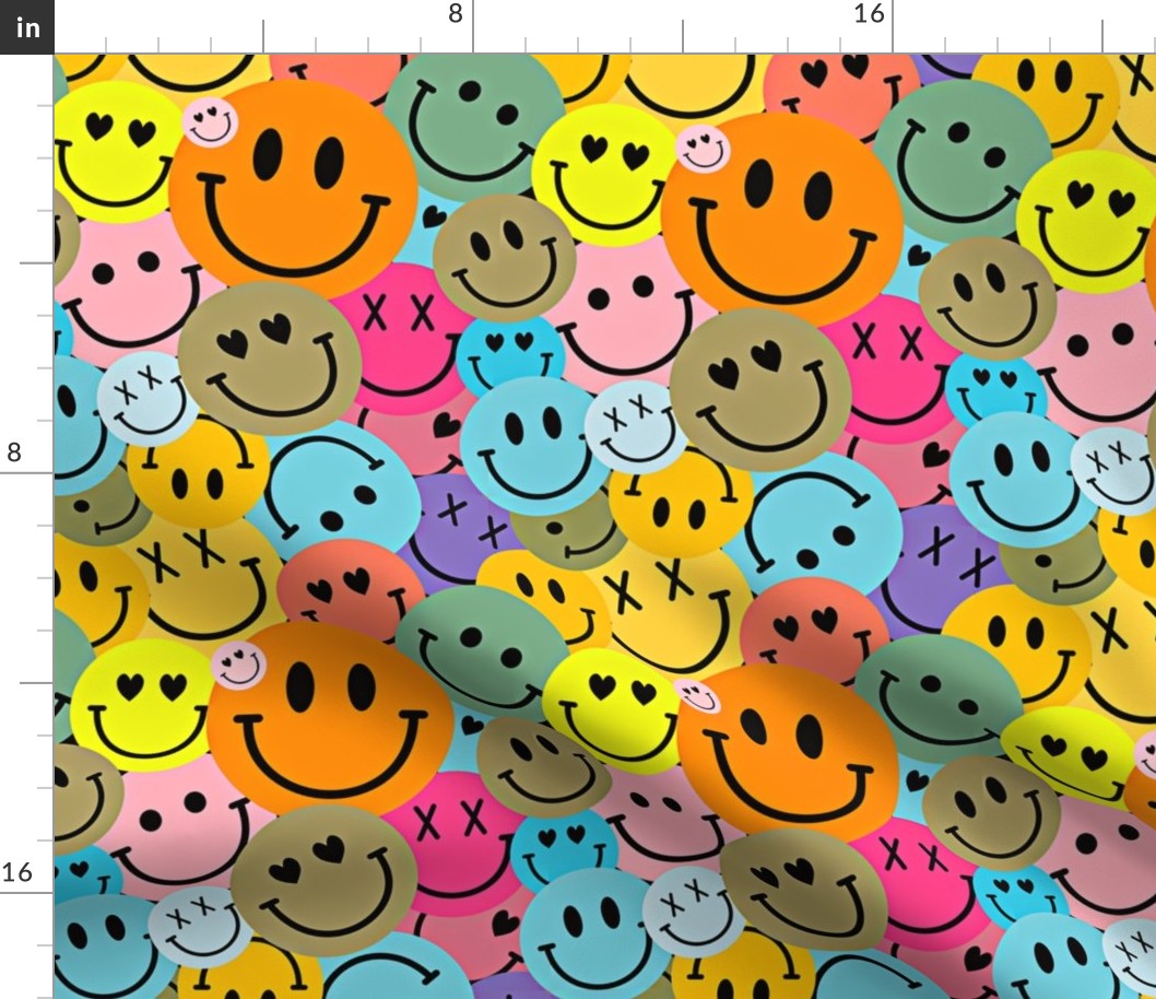 Crazy Happy Smiley Gang -crazy summer colors