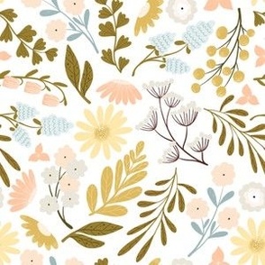 Hand Drawn Floral Pattern 1
