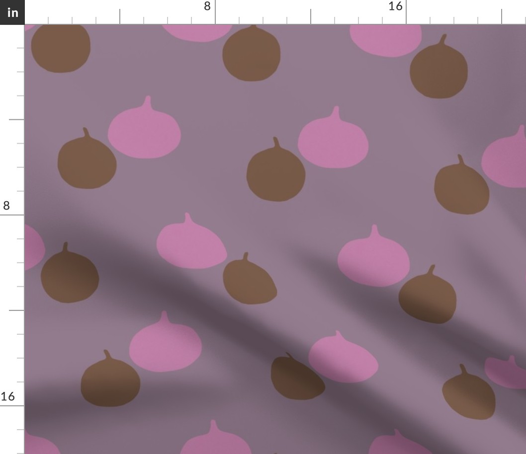 Pumpkins - soft purple - large