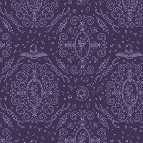 Occult Science Damask