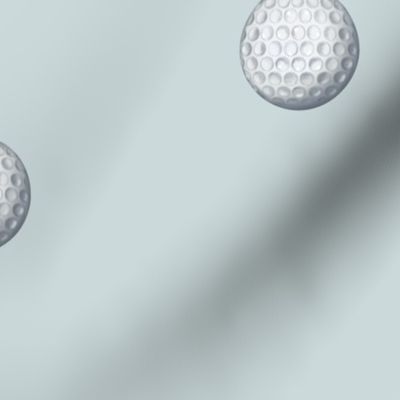 [Large] Golf Balls on vintage gray blue teal soft