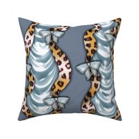 Leopards'n'Lace - Bows - Blue