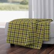 Headmaster Plaid - Moss Green Black Small Scale