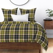 Headmaster Plaid - Black Moss Green Large Scale