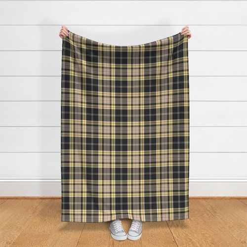 Headmaster Plaid - Black Cashmere Large Scale