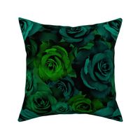 A Bed of Green Roses (large scale) 