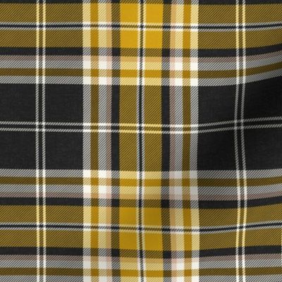 Headmaster Plaid - Black Yellow Regular Scale