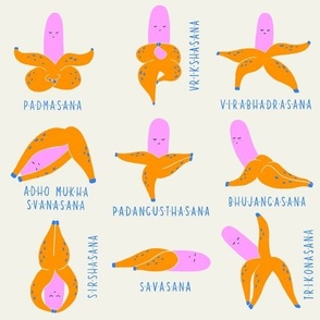Bananas Asanas | Fruit Yoga | Light | Large