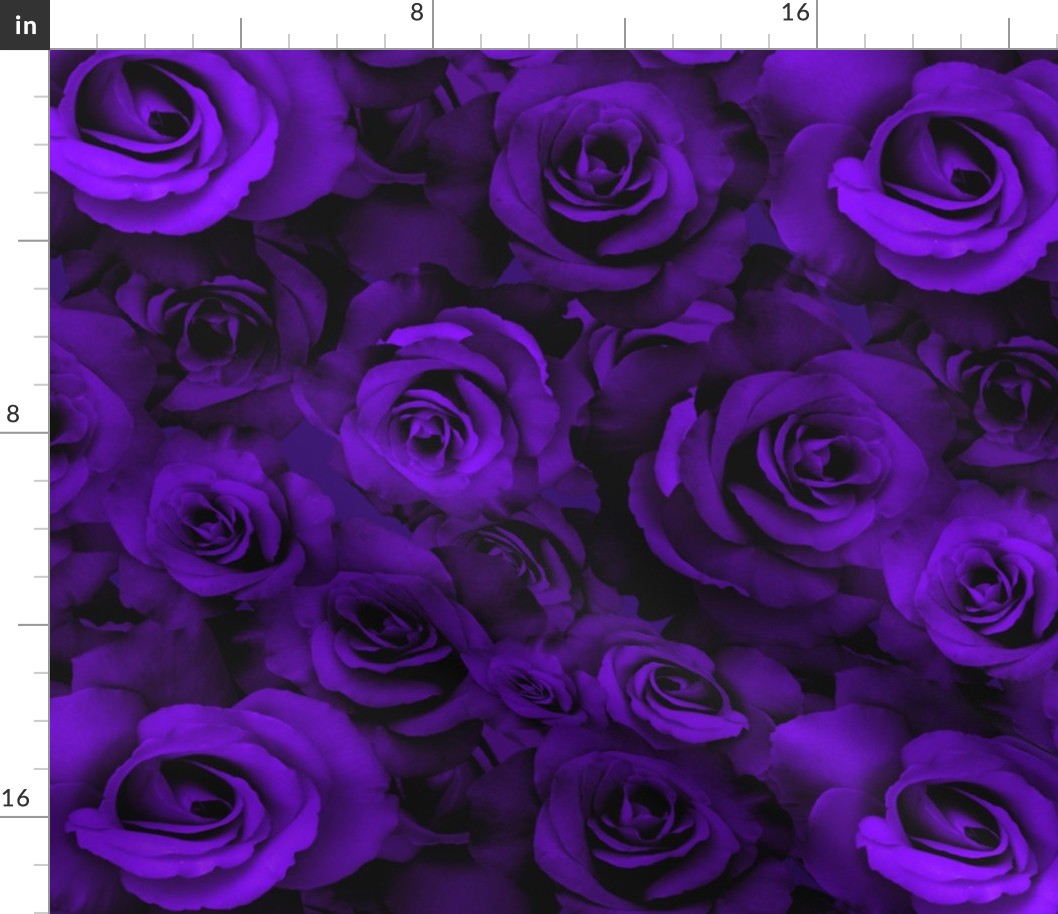 A Bed of Purple Roses (large scale) 