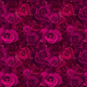 A Bed of Pink Roses 