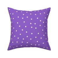 Stars Pattern Wavy Stripes Purple and White Night Sky, Galaxy Fabric, Lavender