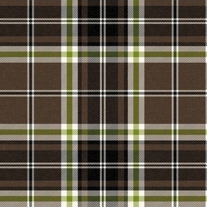 Headmaster Plaid - Brown Grass Green Regular Scale