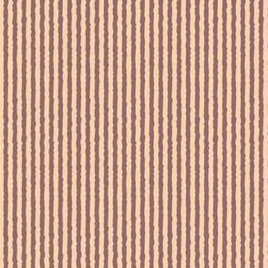 Stripe Furrows - terracotta 