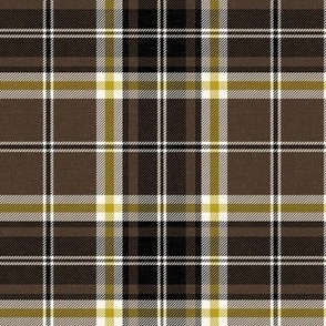 Headmaster Plaid - Brown Citron Yellow Regular Scale