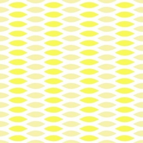 Canary yellow Oval Polka Dots, Cabaret Mesh imitation