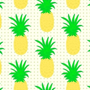 Pineapples and Polka Dots - Large Scale