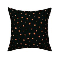 black and orange stars