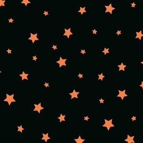 black and orange stars