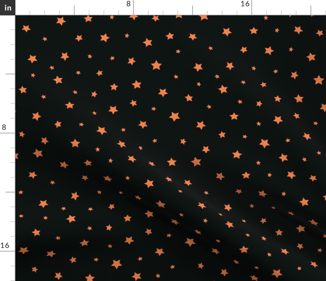 black and orange stars