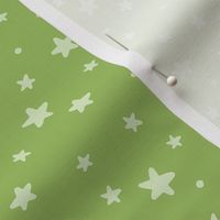 Birthday Stars - Citrus Lime, Large Scale