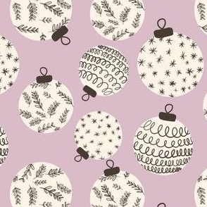 Lilac Ornaments