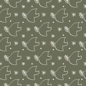 Mystical Peace Bird Pattern