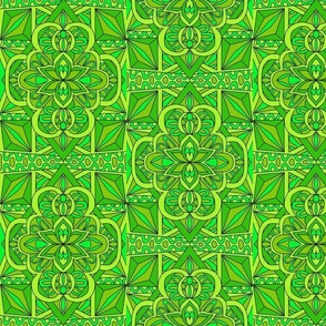 overall design collection-lime green