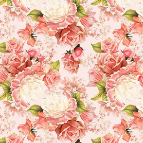 english rose garden wallpaper