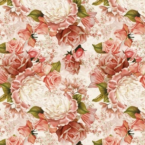 Cottage Rose Fabric by the Yard