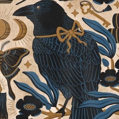 Crow Fabric, Wallpaper and Home Decor | Spoonflower