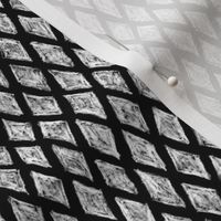 batik diamonds in black and white