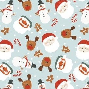 Cute Christmas Fabric, Wallpaper and Home Decor | Spoonflower