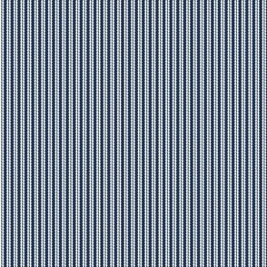 Liberty Stripe: Navy Blue Retro Rugged Work Wear Stripe