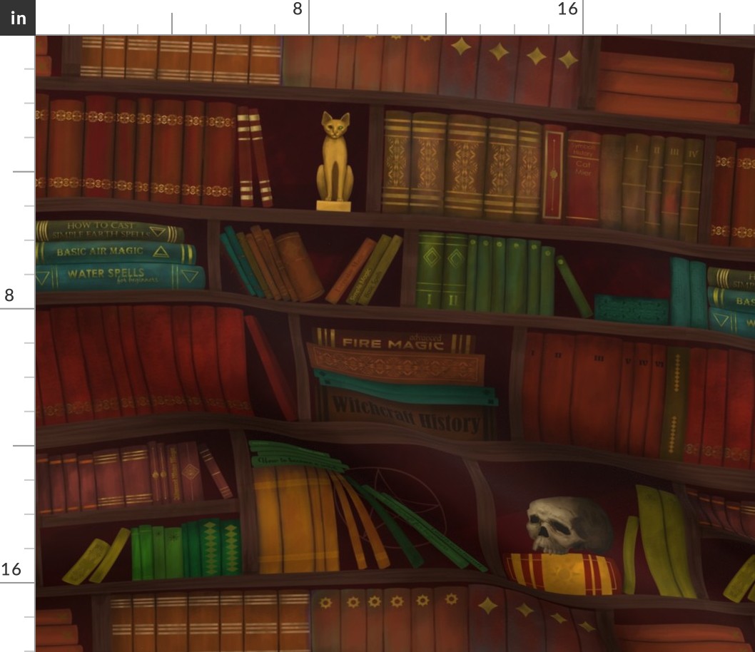  Dark Academia: Magic school library