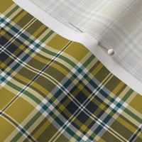 Headmaster Plaid - Olive Green Navy Blue Small Scale
