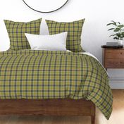 Headmaster Plaid - Olive Green Navy Blue Small Scale