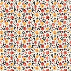 bkrd Hello Halloween Fall Floral cream 2x2