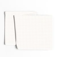 Simple Grid White Blush