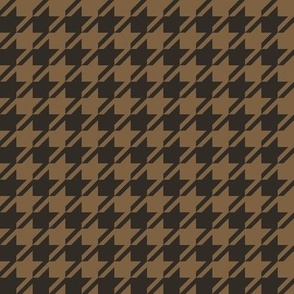 Houndstooth Dark Espresso Caramel Medium