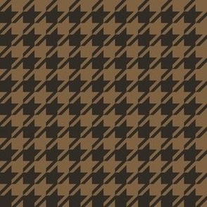 Houndstooth Dark Espresso Caramel Small